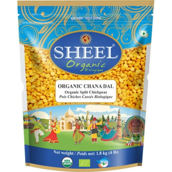 Sheel Organic Split Gram / Chana Dal 4 lbs