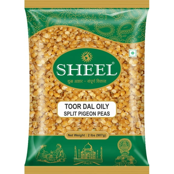 Sheel Toor Dal Oily (Split Pigeon Peas) - 2 lbs