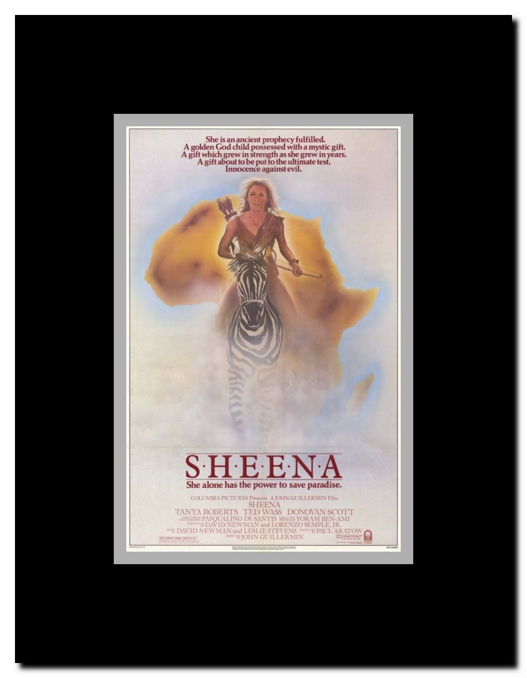 Sheena Framed Movie Poster