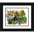 thumbnail image 1 of Sheena Pike Art 14x12 Black Ornate Wood Framed with Double Matting Museum Art Print Titled - Fox Cottage, 1 of 4