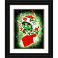 thumbnail image 1 of Sheena Pike Art 15x18 Black Ornate Wood Framed with Double Matting Museum Art Print Titled - Stocking Stuffer Lil Dragonz, 1 of 4