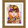 thumbnail image 1 of Sheena Pike Art 15x18 Gold Ornate Wood Framed with Double Matting Museum Art Print Titled - Tiger loving Tessa Munchkinz, 1 of 4