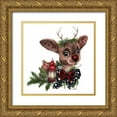 thumbnail image 1 of Sheena Pike Art 20x20 Gold Ornate Wood Framed with Double Matting Museum Art Print Titled - Rudolph, 1 of 4