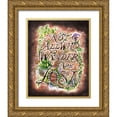 thumbnail image 1 of Sheena Pike Art 20x24 Gold Ornate Wood Framed with Double Matting Museum Art Print Titled - Not All Who Wander Are Lost - Garden WhimZies, 1 of 4