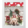 thumbnail image 1 of Sheena Pike Art 20x24 White Modern Wood Framed Museum Art Print Titled - Dreaming of Christmas - From Santa with Love, 1 of 4