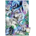 thumbnail image 1 of Sheena Pike - Daydream Galaxy Wolves Wall Poster, 14.725" x 22.375", 1 of 5