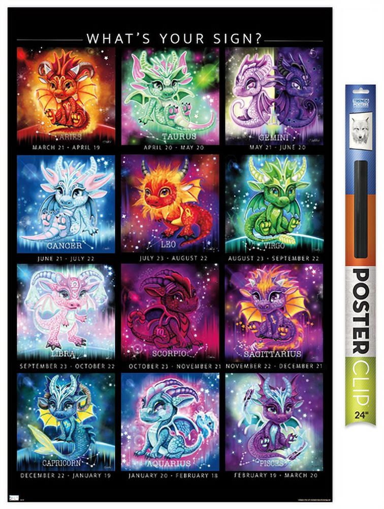 Sheena Pike - The Zodiacs Lil Dragonz Wall Poster, 22.375" x 34"