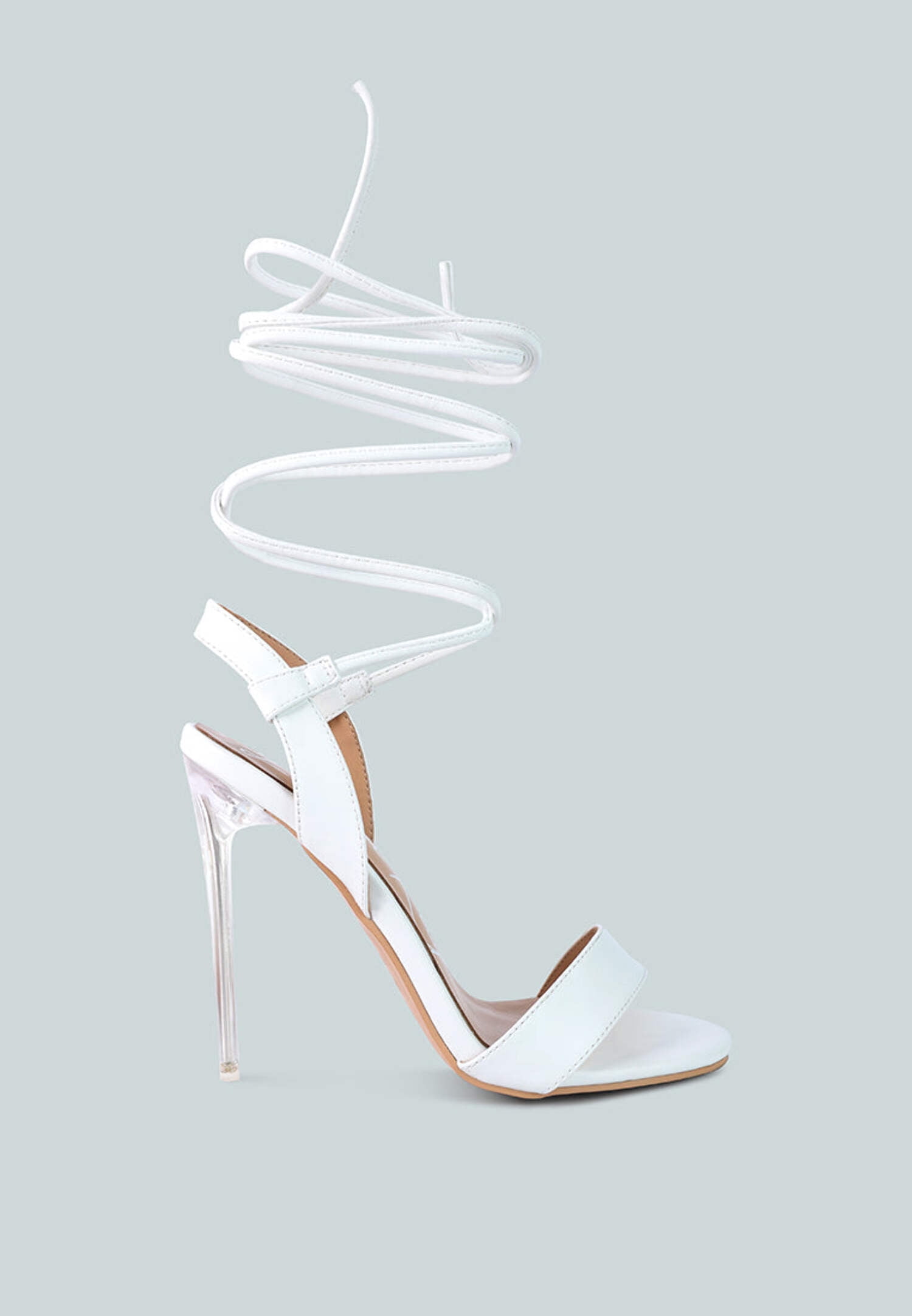 Clear Heels Stiletto Mules