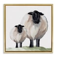 thumbnail image 1 of Stupell Industries Sheep And Lamb Portrait Gold Framed Floater Canvas Wall Art, design by Michele Norman, 1 of 9