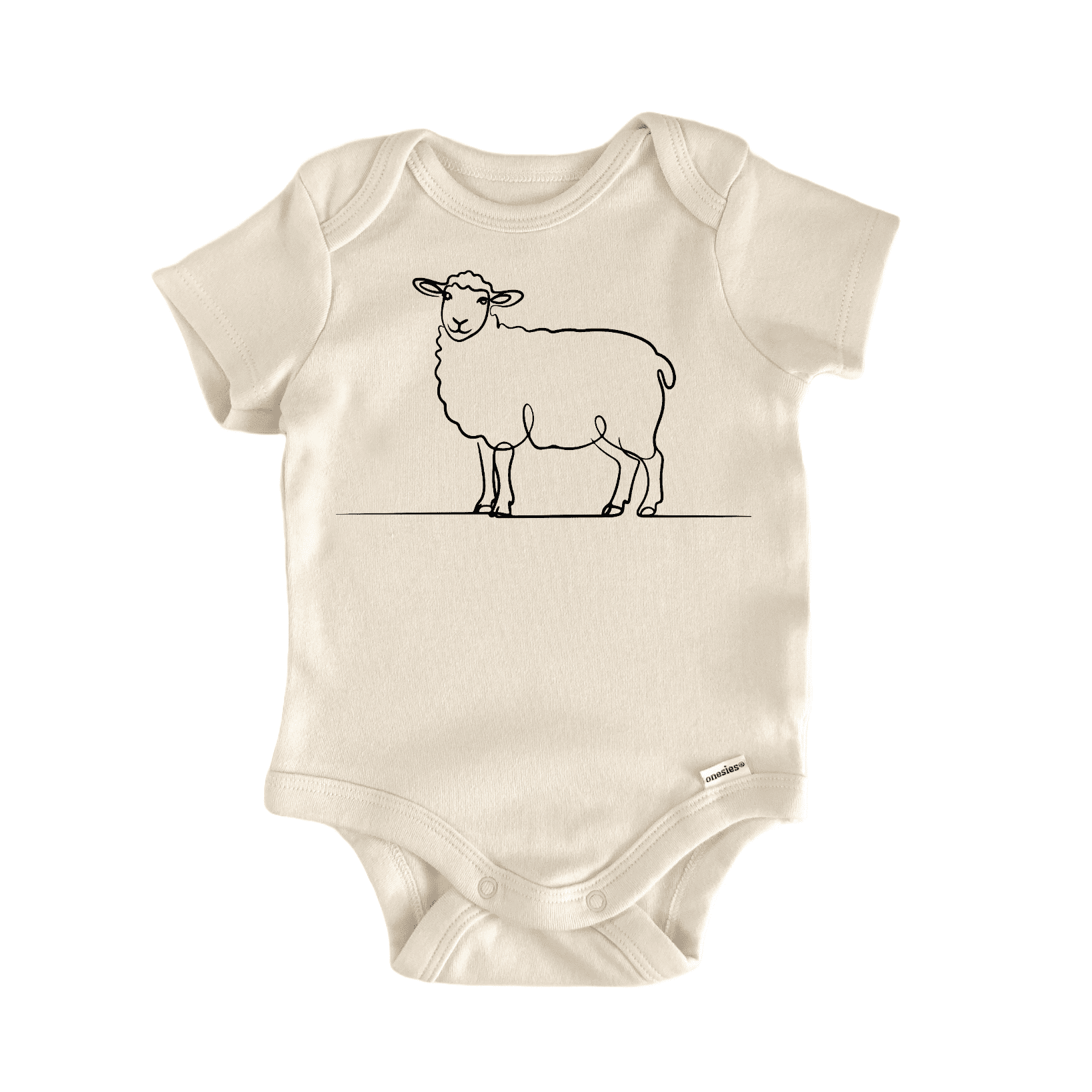 Sheep Baa Line Farm - Baby Bodysuit - Walmart.com
