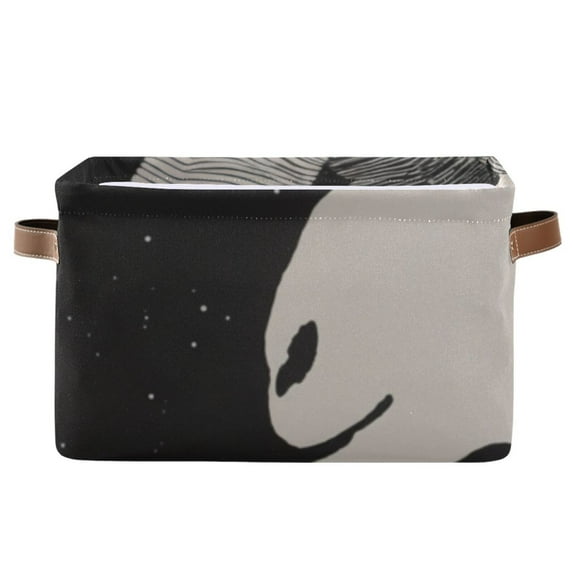 Sheep Black Storage Bins Baskets With Handles Storage Box Clothes Organizer Organization Toys