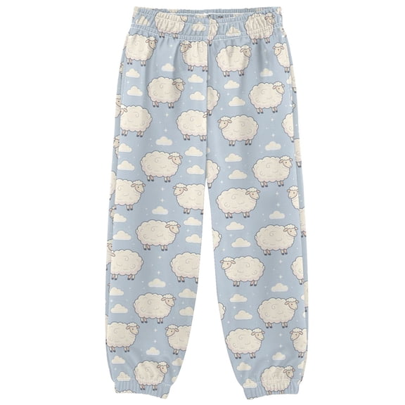 Sheep Boys Pants Kids Casual Sweatpants Joggers Toddler Sports Pants 3-10 Years