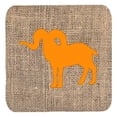 thumbnail image 1 of Sheep Burlap And Orange Foam Coasters - Set 4, 3.5 x 3.5 In., 1 of 1