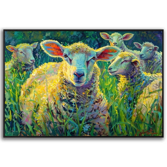 Sheep Canvas Art Sheep Wall Decor Sheep Wall Art For Livingroom Bedroom Office