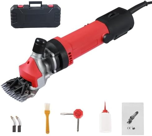 750W Sheep Clippers With 2 Blades - Professional Livestock Grooming Kit For Sheep & Large Animals