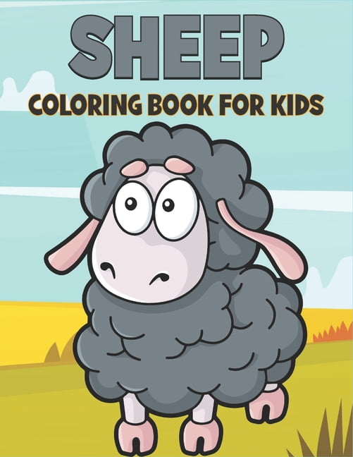 Sheep Coloring Book For Kids : Best Sheep Coloring Book Kids (Paperback)