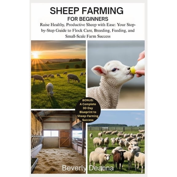 Sheep Farming for Beginners: Raise Healthy, Productive Sheep with Ease: Your Step-by-Step Guide to Flock Care, Breeding,, (Paperback)