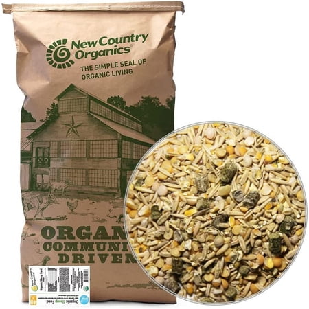 | Sheep Feed for Lactating Ewes and General Maintenance | Soy-Free | 13% Protein | Certified Organic and Non-GMO | 40 lbs Bag
