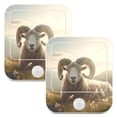thumbnail image 1 of Sheep Grass Mountain Sunlight Night Lights Plug into Wall LED with Auto Light Sensor Warm Light for Kids Hallway Bedroom Living Room Kitchen Bathroom Set of 2, 1 of 7