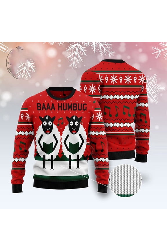 Sheep Lalala 3D Christmas Sweater, Christmas Sweater, 3D Sweater, Funny Xmas Sweaters