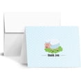 thumbnail image 1 of Sheep Lovely Animal Thank You Note Greeting Cards with Envelopes | Printed on Thick and Sturdy 80lb (216gsm) Cardstock | Blank Interior | A2 Size – 4.25 x 5.5” | 25 per Pack, 1 of 5