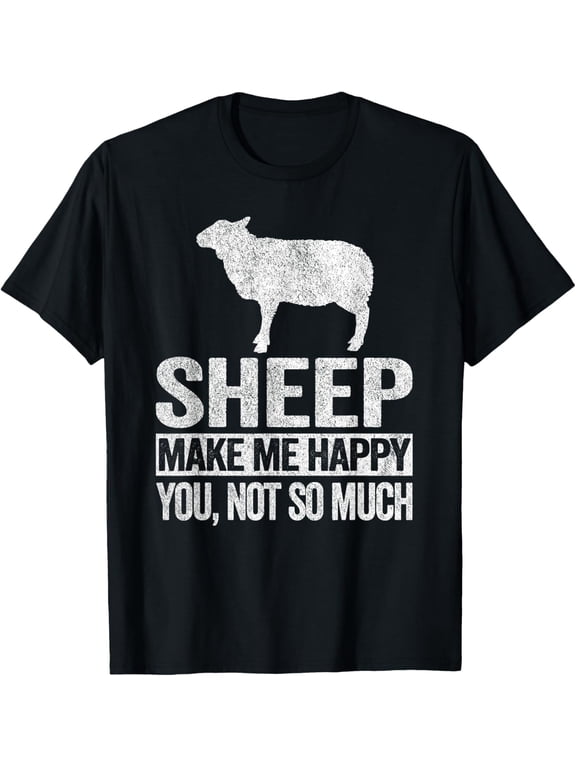 Sheep Lover Funny Sheep Quote Retro T-Shirt