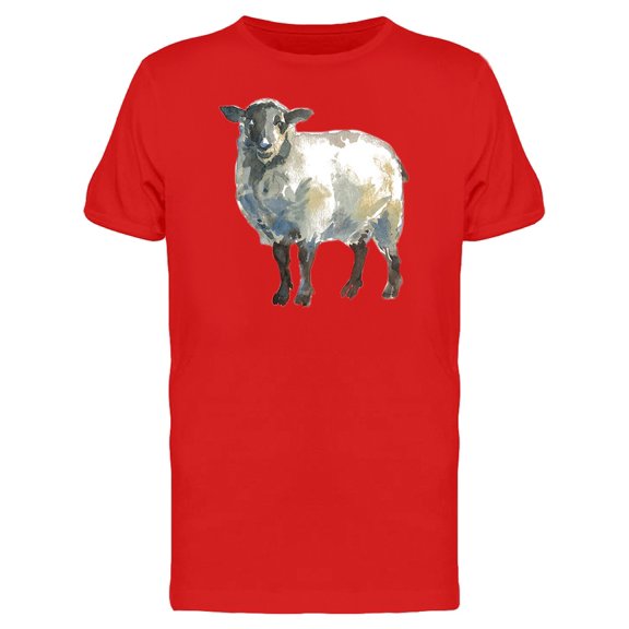 Sheep Painting T-Shirt Men -Image by Shutterstock, Male Large