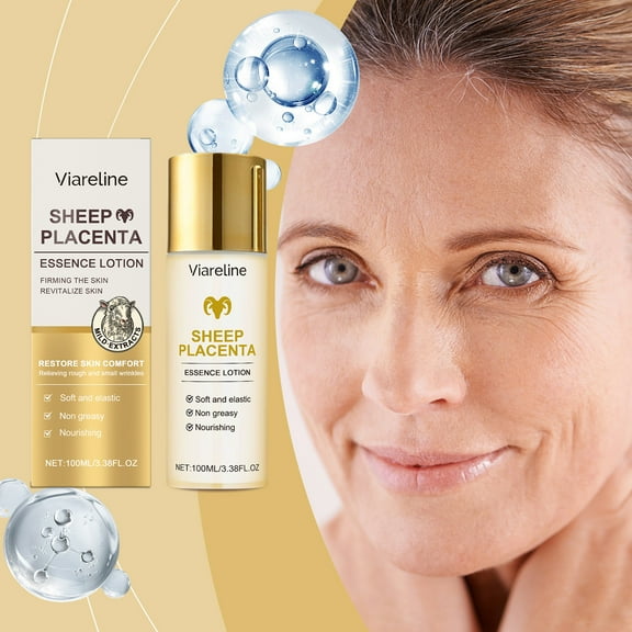 Sheep Placenta Care Lotion Daily Facial Hydration, Moisturize, Brighten, Fine Texture Skin Care Lotion