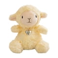 thumbnail image 1 of Sheep Plush Toy Soft Stuffed Lamb Companion Cute Fluffy Farm Animal Cushion for Cozy Bedtime Snuggle and Room Decoration Yellow 6 Inch, 1 of 4