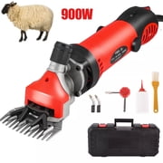 Sheep Shears,900W Professional Shearing Machine with 6 Adjustable Speed,Electric Sheep Clippers, Farm Livestock Grooming Kit,Heavy Duty Electric Shears for Thick Coat Animals,Cats, Dogs, Pets
