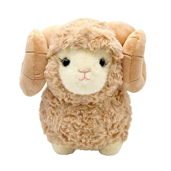 Sheep Stuffed Animal, 12 In, Tan, Student Stuffed Animal, Soft Cuddly Texture, Student Decor for Nursery, 2026 Decorations, Neutral Tan, 1 Pc