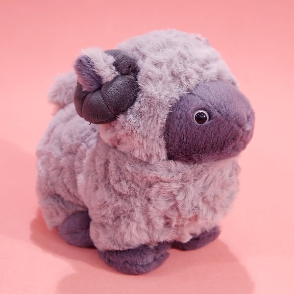 Sheep Stuffed Animal, Weighted Stuffed Animal, 10 In, Gray Plush, 1 Pc, Student Nursery Decor, 2026 Decorations, Valentines Day Stuffed Animal, C-Section Recovery, Nursery Display