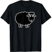 Sheep That Is Black Jokes Gift Graphic T-Shirt, Size S-5XL