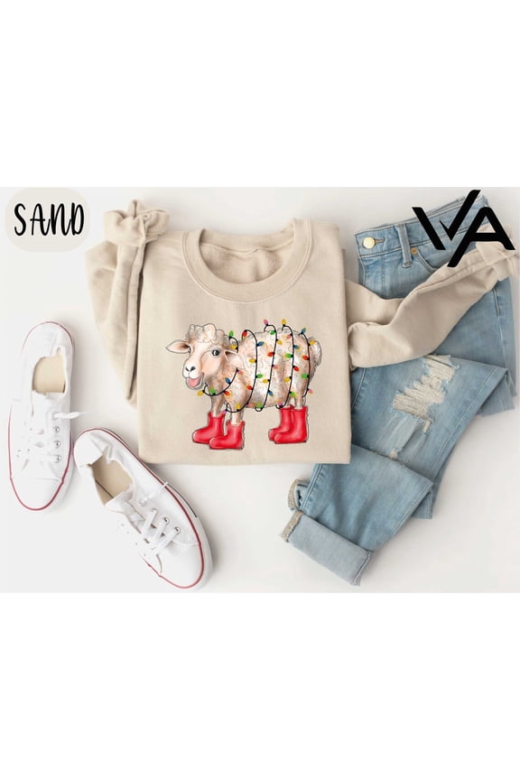 Sheep Winter Occasion Light Sweatshirt, Winter Occasion Sheeps Sweater, Animal Shirt, Sheep Lover Winter Occasion Shirt, Winter Occasion , Winter Occasion Season, Full size S-5XL