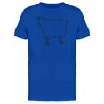 thumbnail image 1 of Sheep With Fluffy Body T-Shirt Men -Image by Shutterstock, Male x-Large, 1 of 2