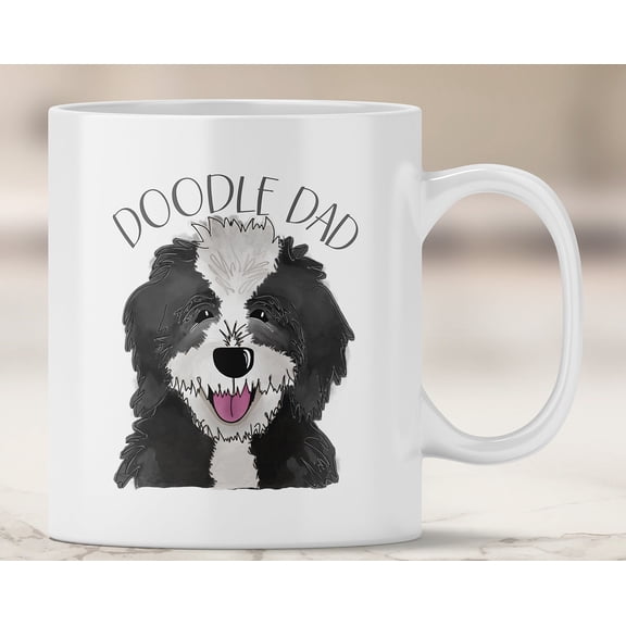 Sheepadoodle Dad Mug Doodle Dog Gift