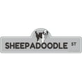 thumbnail image 1 of Sheepadoodle Street Sign | Indoor/Outdoor | Dog Lover Funny Home Décor for Garages, Living Rooms, Bedroom, Offices | SignMission personalized gift | 36" Wide, 1 of 5