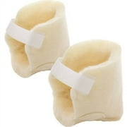 Essential Medical Supply Sheepette Synthetic Sheepskin Heel Protectors - Universal Fit, 1 Pair