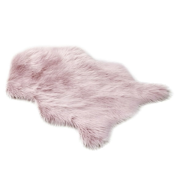 Sheepskin Area Rug Soft Shag Carpet Machine Washable Cozy Nursery Throw For Living Room And Bedroom