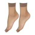 thumbnail image 1 of Sheer Ankle Socks for Women, Lightweight Breathable Mesh Dress Socks, Soft Stretch Transparent Casual Sock for Flats, Loafers, Sneakers, Office, Party, Daily Wear, Comfortable Fit Coffee 18-40, 1 of 7