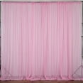 thumbnail image 1 of Sheer Chiffon Curtain Panel 58 Inch Wide Window Treatment Pink, 1 of 1