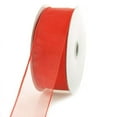 thumbnail image 1 of Sheer Chiffon Ribbon Wired Edge, 1-1/2-inch, 25-yard, Red, 1 of 1