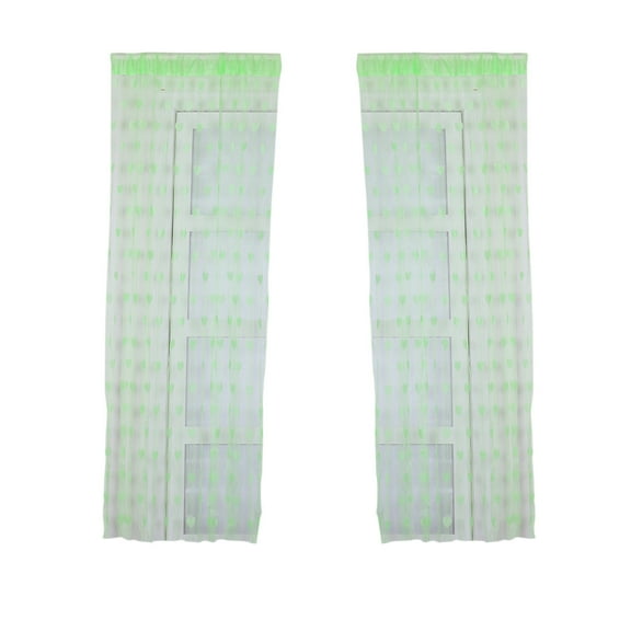 Sheer Curtain under $5! Ke1Clo Modern Window Curtain with Broken Door Design, Washable, Sunlight Filtering, for Living Room Bedroom Entrance Decoration