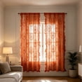 thumbnail image 1 of Sheer Curtain Floral Lace Window Curtain Rod Pocket - Semi-Sheer Light Filtering Curtain for Living Room Bedroom Home Decor - Soft French Style Floral Embroidery Curtain Panel 63x55 Inch 1 Panel, 1 of 6