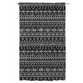 thumbnail image 1 of Sheer Curtains 108 Inches Long, Abstract Boho Semi Sheer Curtains Light Filtering Window Treatment, Modern African Ethnic Geometric Black Privacy Voile Drapes for Living Room Bedroom 52x108 Inch, 1 of 7