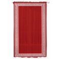 thumbnail image 1 of Sheer Curtains 108 Inches Long, Dark Red Greek Key Semi Sheer Curtains Light Filtering Window Treatment, Geometric Greece Ancient Farmhouse Geo Privacy Voile Drapes for Living Room 52x108 Inch, 1 of 7