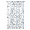 thumbnail image 1 of Sheer Curtains 108 Inches Long, Light Blue Grey Botanical Semi Sheer Curtains Light Filtering Window Treatment, Spring Floral Summer Farmhouse Privacy Voile Drapes for Living Room 52x108 Inch, 1 of 7