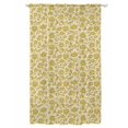 thumbnail image 1 of Sheer Curtains 108 Inches Long, Yelllow Floral Semi Sheer Curtains Light Filtering Window Treatment, Vintage Rustic Plants Flowers Spring Privacy Voile Drapes for Living Room Bedroom 52x108 Inch, 1 of 7
