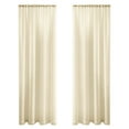 thumbnail image 1 of Sheer Curtains 2 Panels Set Semi Transparent Voile Window Drapes with Rod Pocket - Light Filtering Sheers for Bedroom Living Room Dining Room Wedding Party Backdrop Canopy Decor, 1 of 7