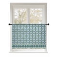 thumbnail image 1 of Sheer Curtains 45 Inch Length, Blue Flowers Semi Sheer Curtains Light Filtering Window Treatment, Farmhouse Country Abstract Floral Patterned Privacy Voile Drapes for Living Room Bedroom 52x45 Inch, 1 of 7